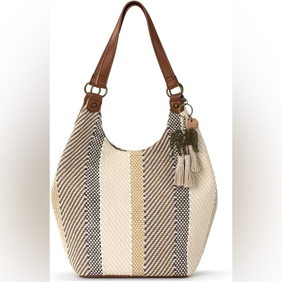 Sakroots Handbags - Sakroots Classic Roma Shopper or Crossbody.  NWT Vegan & RECYCLED
